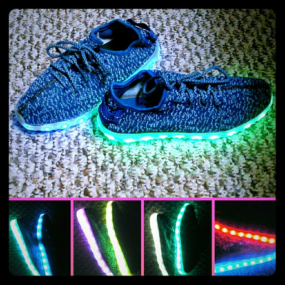 LED Light up shoes Size 9
